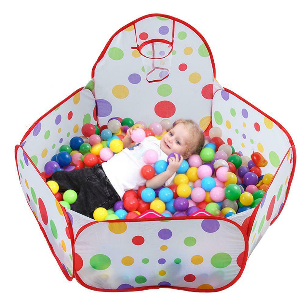 Baby Children Kids Outdoor Indoor Playing House Tent Pool+25pcs Ocean Balls @