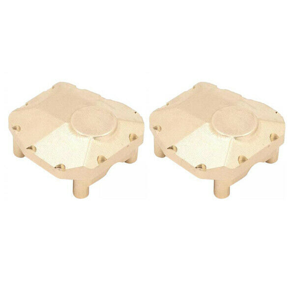2 Pack 40g Brass Diff Cover Fit for Axial SCX10 III AX103007 1:10 RC Crawler
