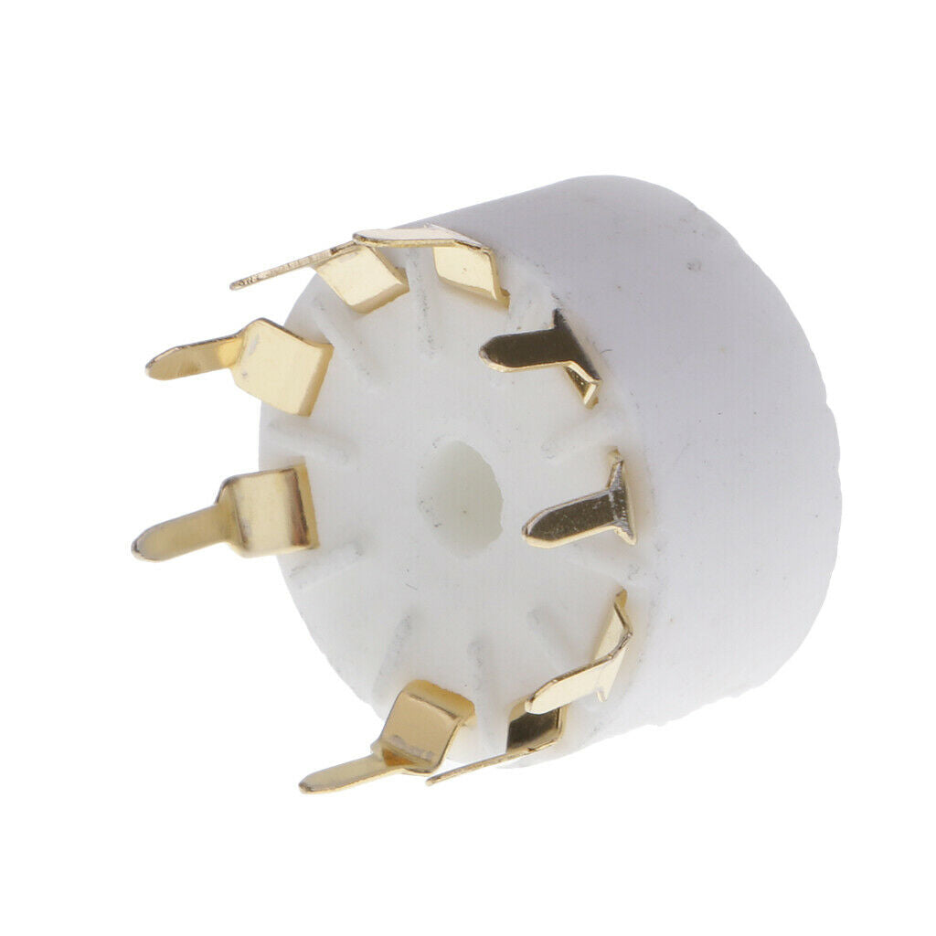 9pin Vacuum Tube Socket GZC9-A-G for 12AX7 12AU7 12AT7