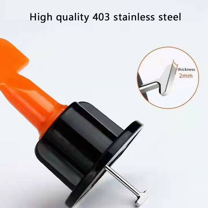 50pcs Reusable Tile Leveling Positioning System Leveler T-lock Floor Tools Kit
