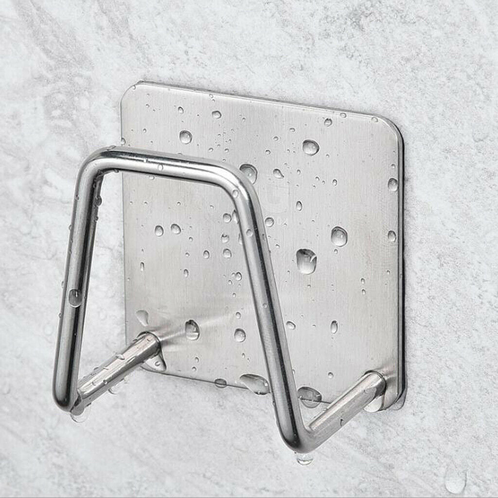Stainless Steel Sponge Holder Sink Kitchen Rack Self Adhesive Storage Holder