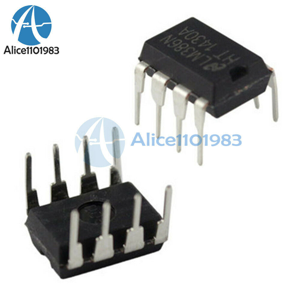 10PCS IC LM386N LM386 AMP AUDIO PWR MONO 8DIP LM386N