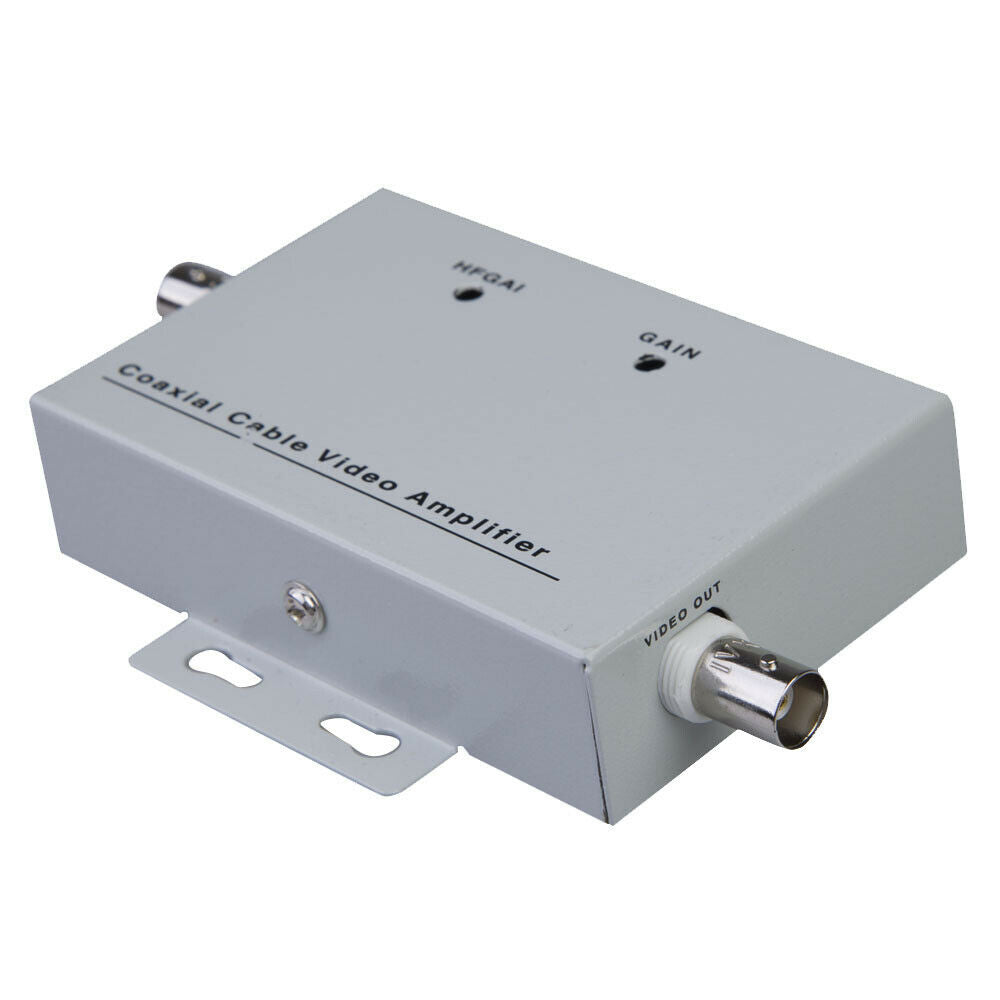 Coaxial Cable BNC Video Signal Amplifier Booster Security CCTV Camera Connectors