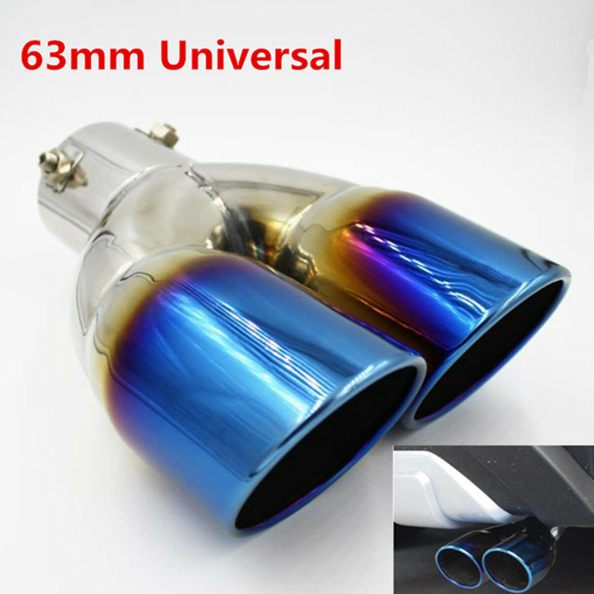Universal Neo car Stainless Steel Car Rear Dual Exhaust Pipe Tail Muffler Tip