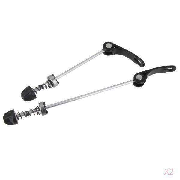 2x Pair Bike QR Wheel Skewer Quick Release Hub Bicycle Clip