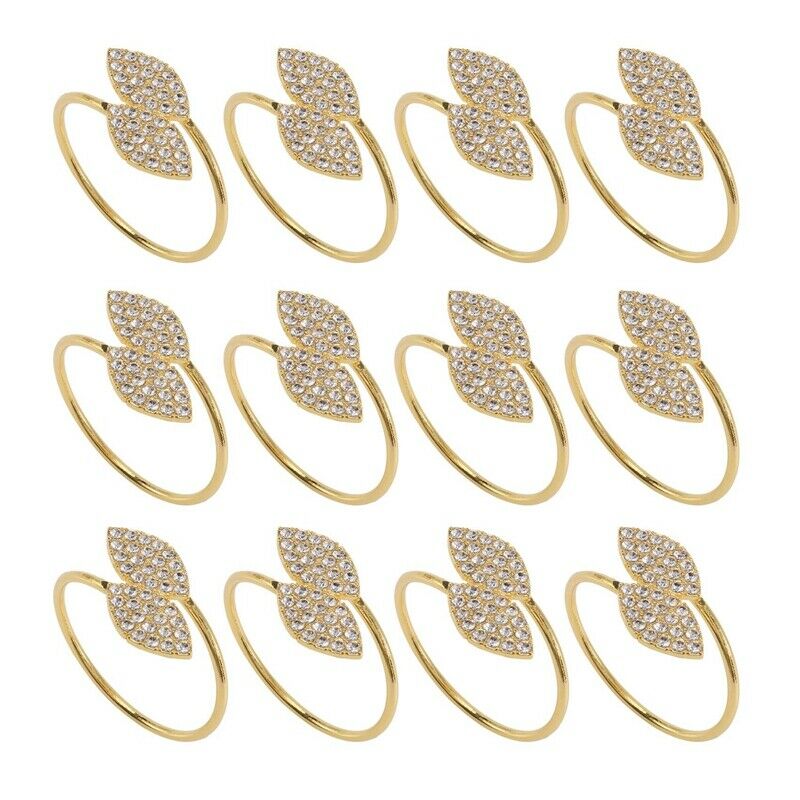 Napkin , 12 Pcs Metal Napkin s Holder for Wedding Party Dinner Table DecoratioN7