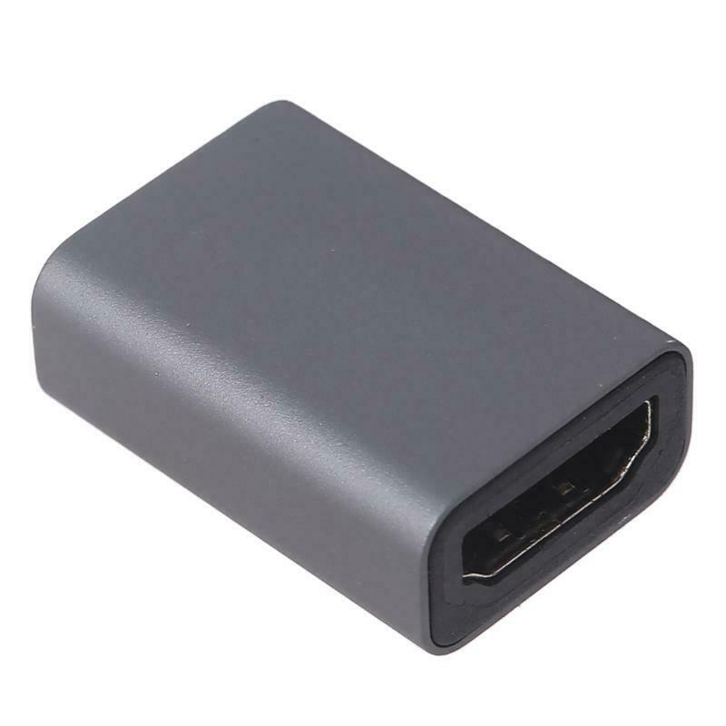 HDMI-compatible Coupler Female to Female Aluminum Alloy Shell Support 8K 4K 2K