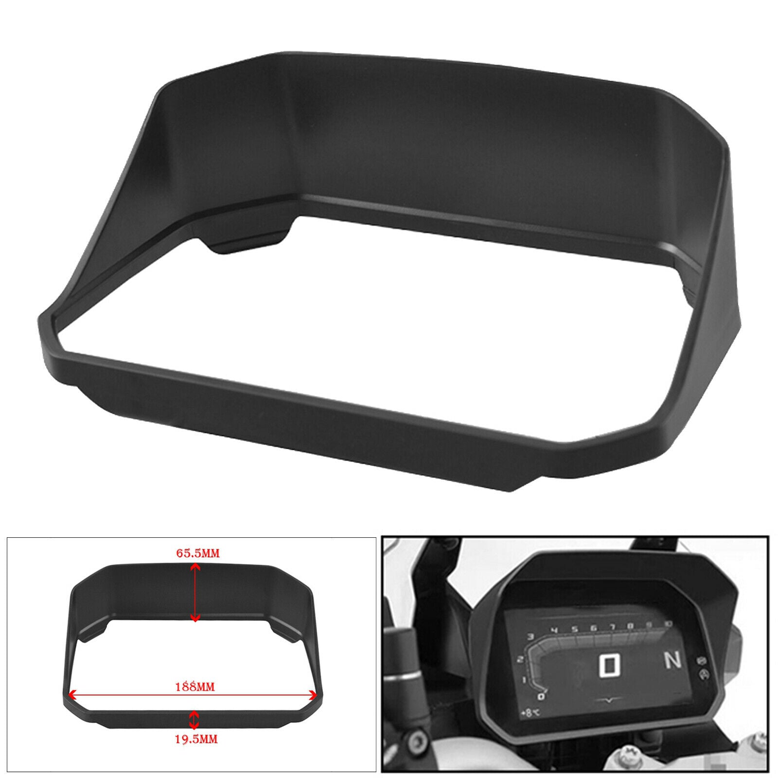 Motorcycle Speedometer Sun Visor Meter Cover Guard for BMW R1200GS R1250GS