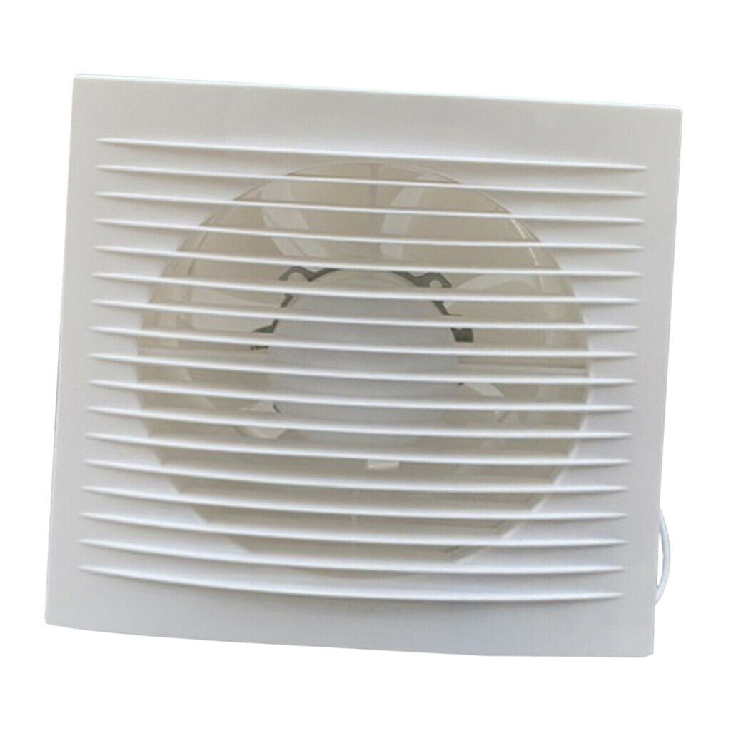 Kitchen Toilet Exhaust Fan Window Air Ventilation Blower Booster White 4inch