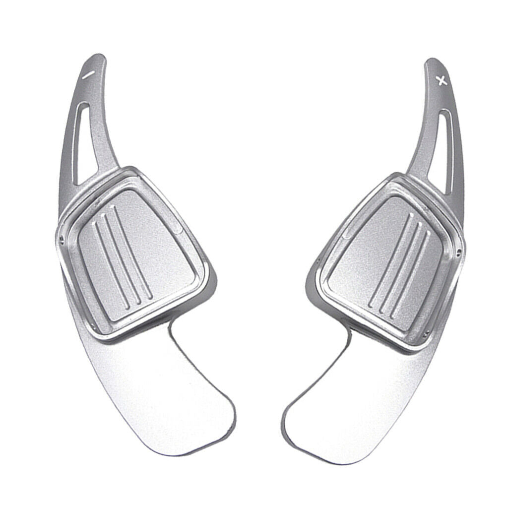 2x Aluminium Alloy Car Steering Wheel Shift Blade Paddle Shifter Extension