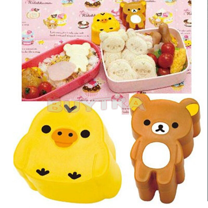 Mixed Boiled Egg Sushi Rice Mold Sandwich Cutter Maker Modelling Bento To.l8
