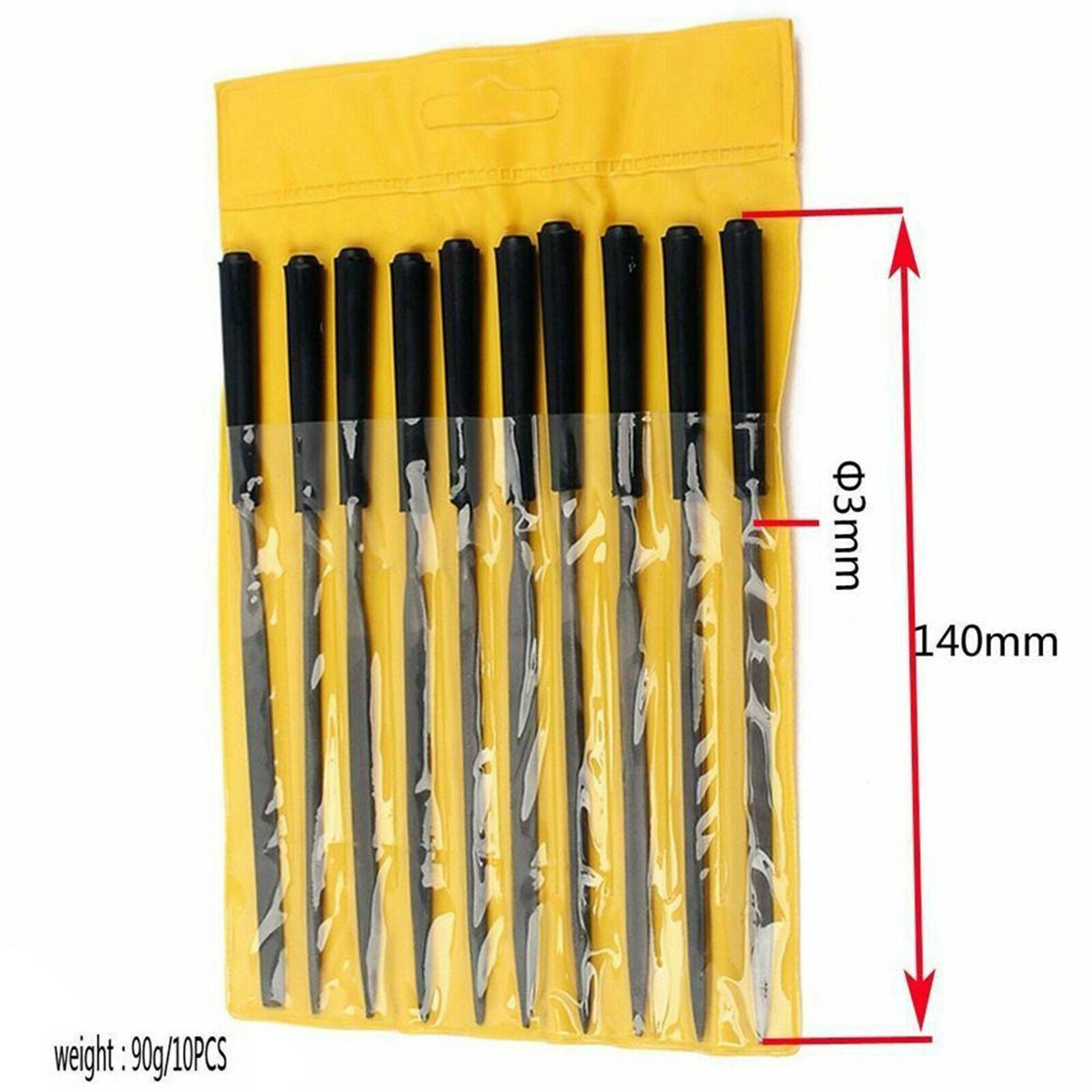 Needle Guitar Fret Nut Saddle Files Guitar Repair Luthier Tool Supplies 10 Piece