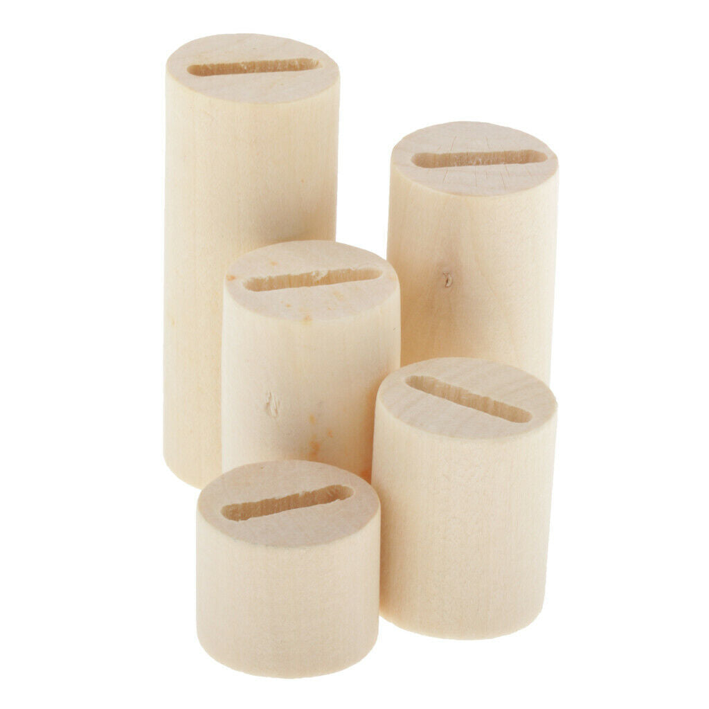 Pack of 5 Ring Jewelry Display Stand Organizer Showcase Shop Decor Gift