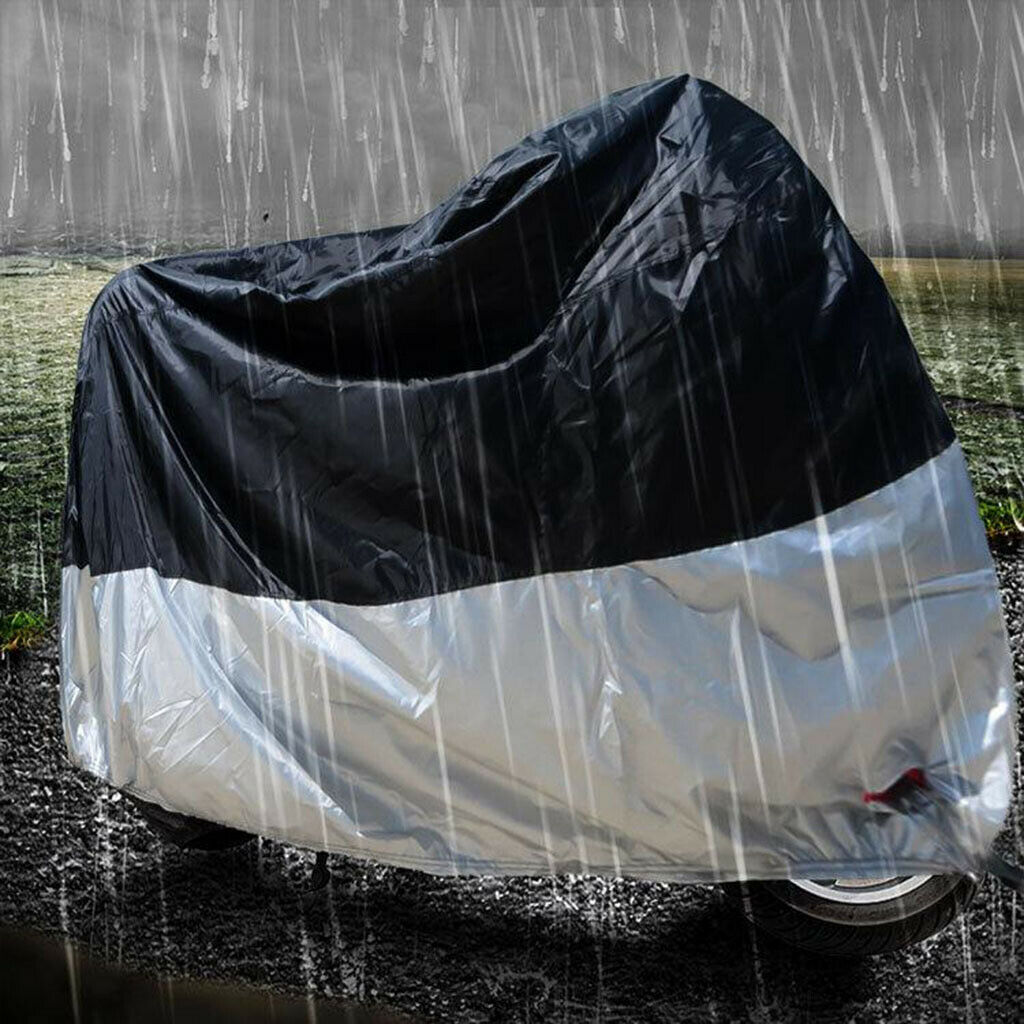 Waterproof Motorcycle Cover Scooter Protector with Cover Lock Universal