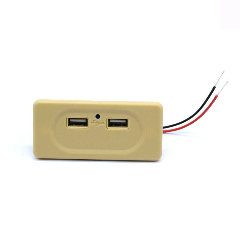 4.8A RV Bus Double USB Car Charging Cell Mobile Phone Charger Adapter For Yacht