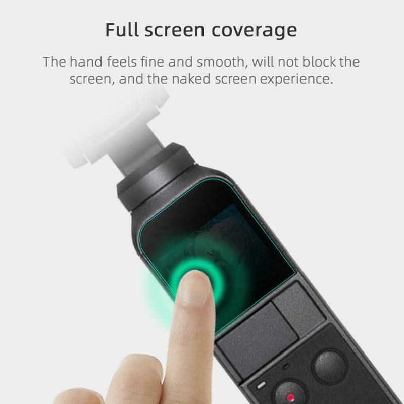 Tempered Glass Screen Protector and Lens Protective Film for Pocket 2 Gimbal
