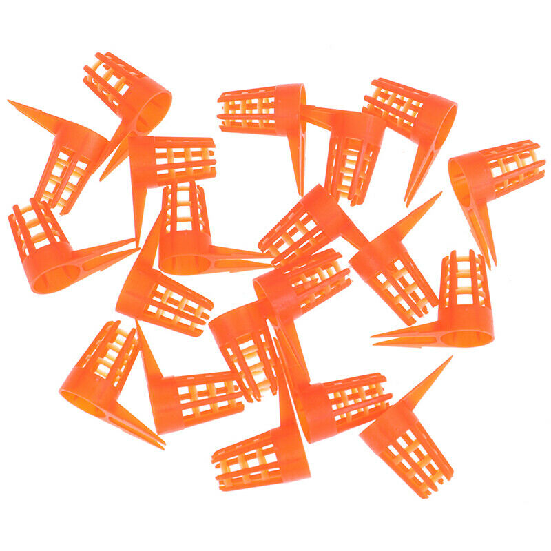 20Pcs/Set Bee Queen Cell Cover Beekeeping Tool Beekeeper Plastic Cage Protect Rf