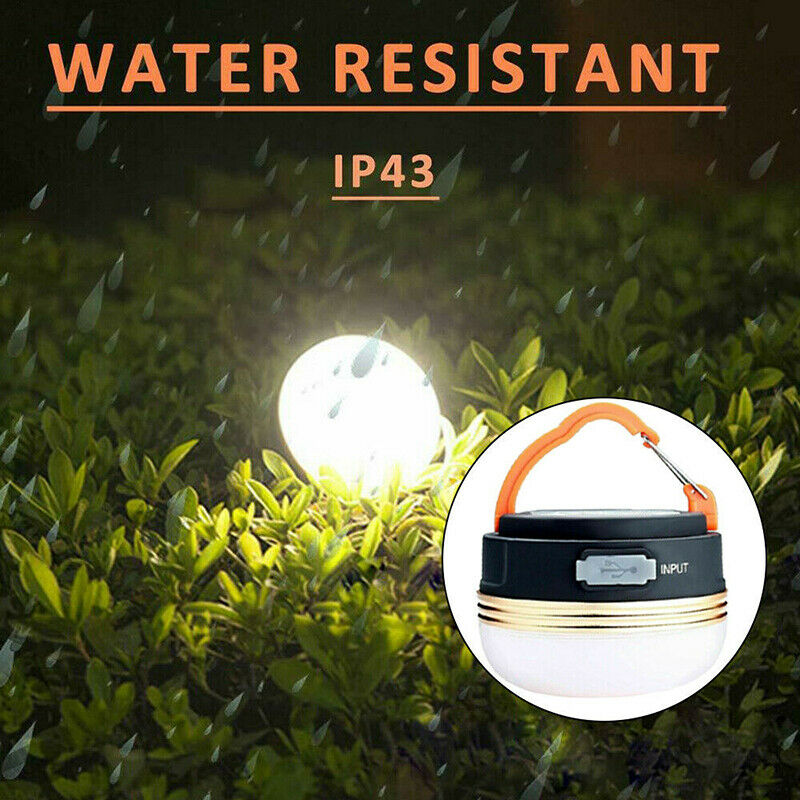 Emergency USB LED Camping Hiking Light Tent Lantern Super Bright Magnet Outdoor