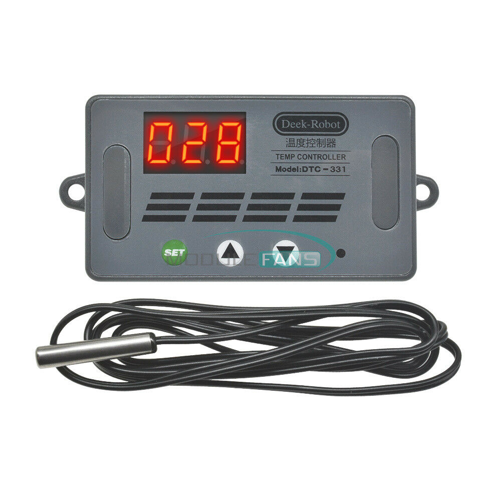 -50~110°C DTC-33 Temperature Controller NTC Thermostat Waterproof Sensor Relay