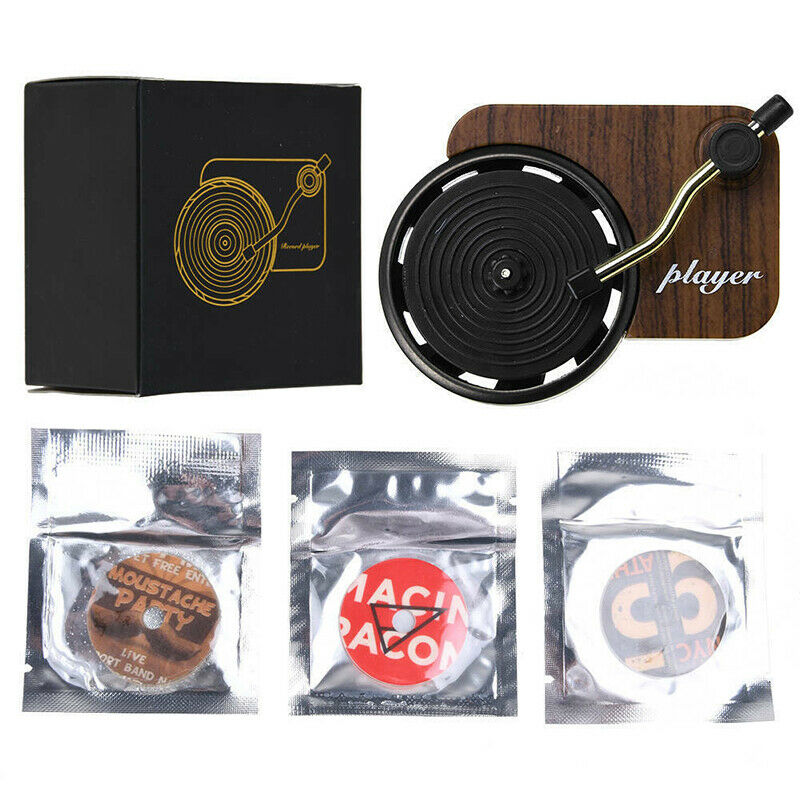Retro Record Player Car Air Fresh  Outlet Perfume Car AromatherapyBDAU