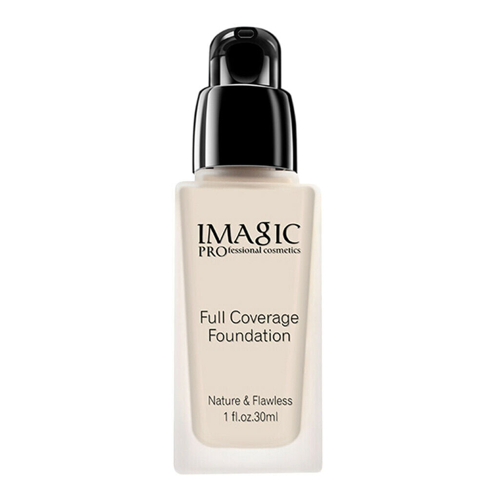 30ml Oil Free Liquid Foundation Spots Cover Concealer Contour Ivory Pink