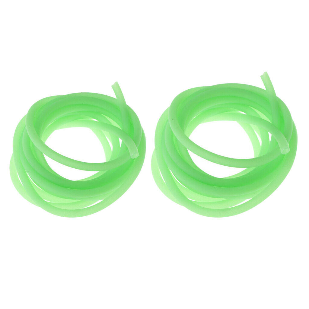 2x Soft Luminous Carp Fishing Tubes Tubing Sleeve Pipe