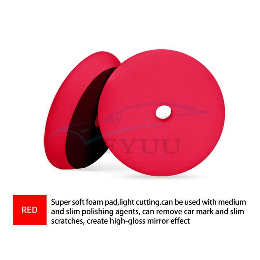 5Pcs 6 Inch 150mm Polishing Pad Waxing Buffing Pad For RO/DA Car Polisher Sander