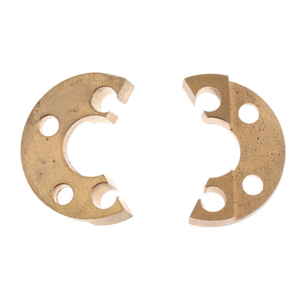 2pcs Golden French Horn Rotor Stops for French Horn Trombone Replacement