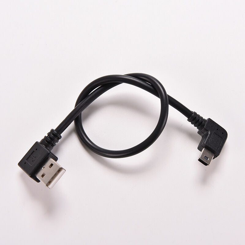 Portable USB 2.0 A Right male plug to Mini B 5P Right Angle Male plug C.l8