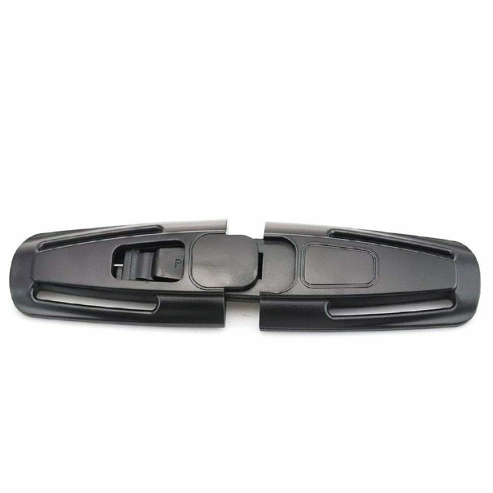 Black Baby Car Safety Strap Lock Buckle Latch Harness Chest Child Seat Belt Clip