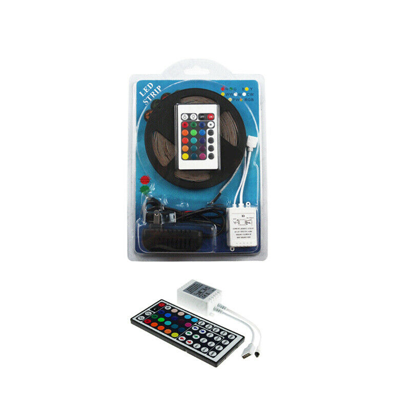 5M 300LED Strip Light SMD 3528 RGB/White Flexible + Remote Control +Power Supply