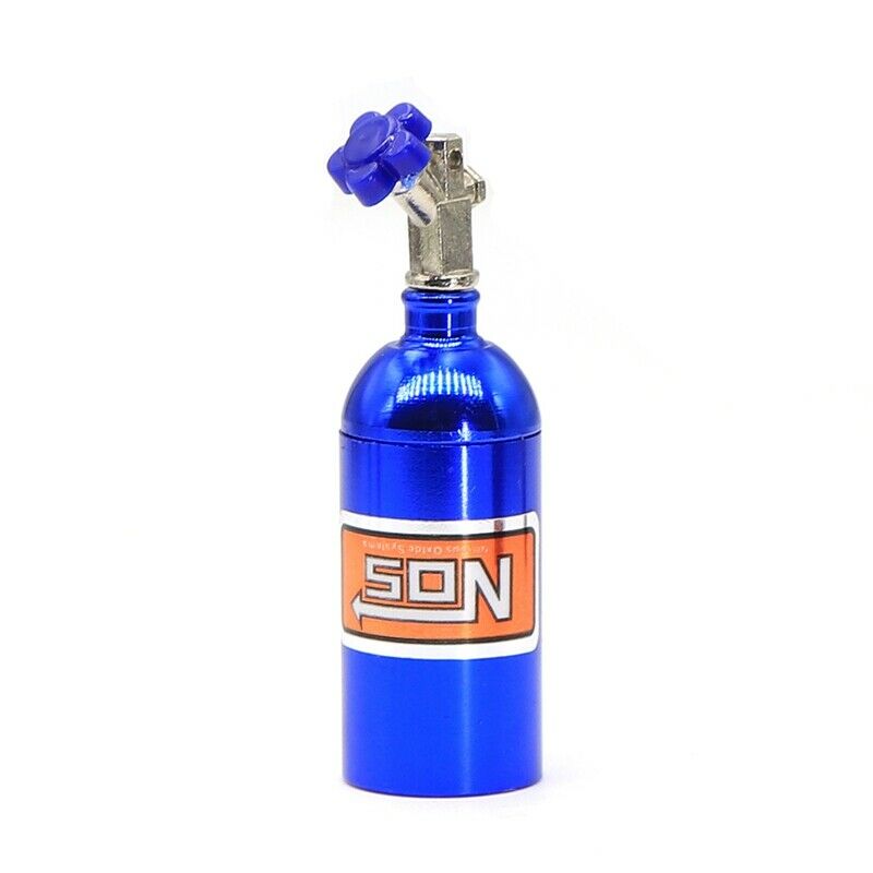 Metal Simulated NOS Nitrogen Bottle for 1/10 RC Cler Car 4 Defender Bronco RC4J5