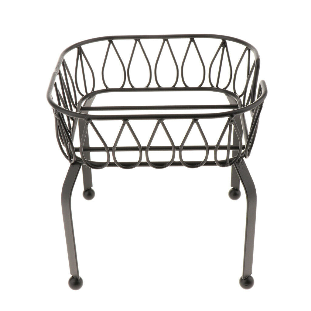 4L 5L 8L Drink Stand Basket Holder Stand Glass Jar Stand Wate Wine Black M