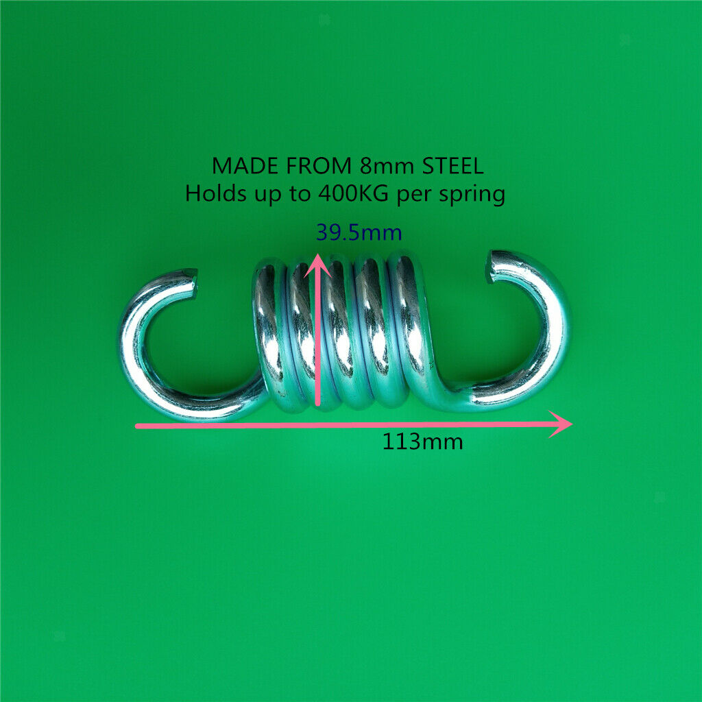 Hammock Chair Springs Hardened Galvanized Suspension Hooks for Basket Chairs