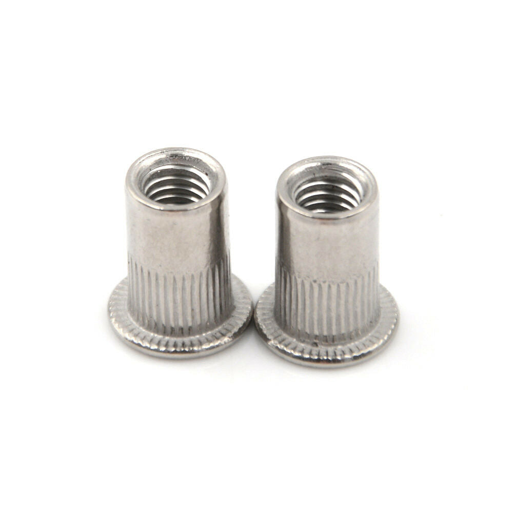 10 Pcs 304 Stainless Steel Rivet Nut Rivnut Insert Nutsert M6x15m.l8
