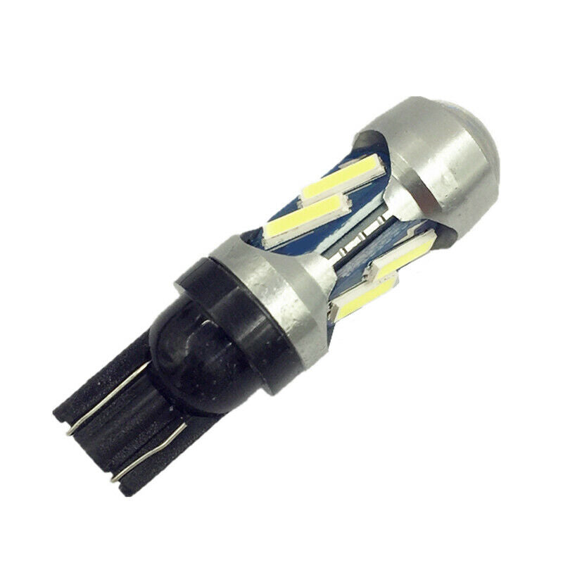 10PCS White LED Canbus Error Free Silica Light Bulb Xenon 7020 Double Core 7000K