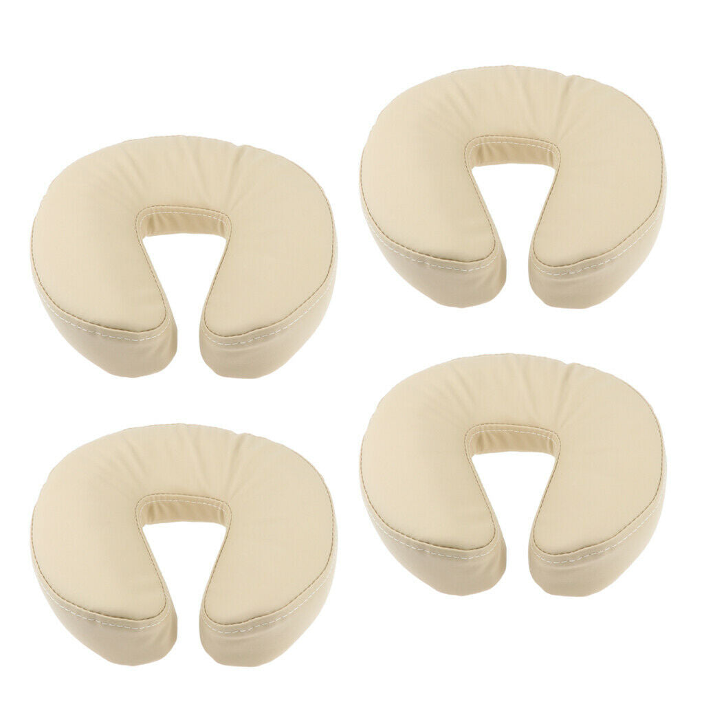 Pack 4 U Shape Salon Massage Table Pillow Body Treatment Headrest Cushion pad