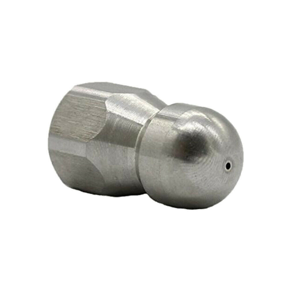 Steel Pressure Washer Drain Sewer Cleaning Pipe Jetter Rotary Nozzle  /8