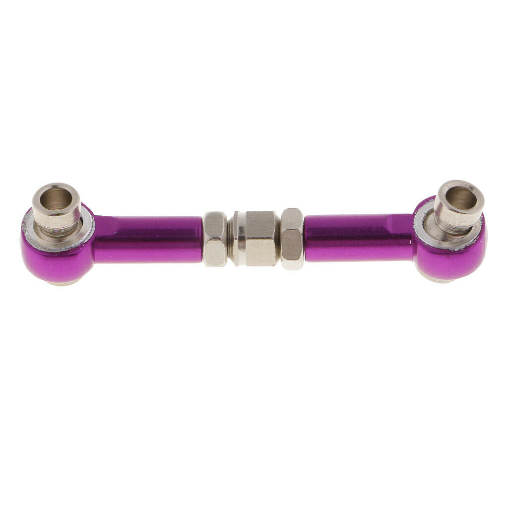 2pc For HSP 94122 94123 1/10 RC Car Steering Link Rod Arm M3 Thread 38-48mm