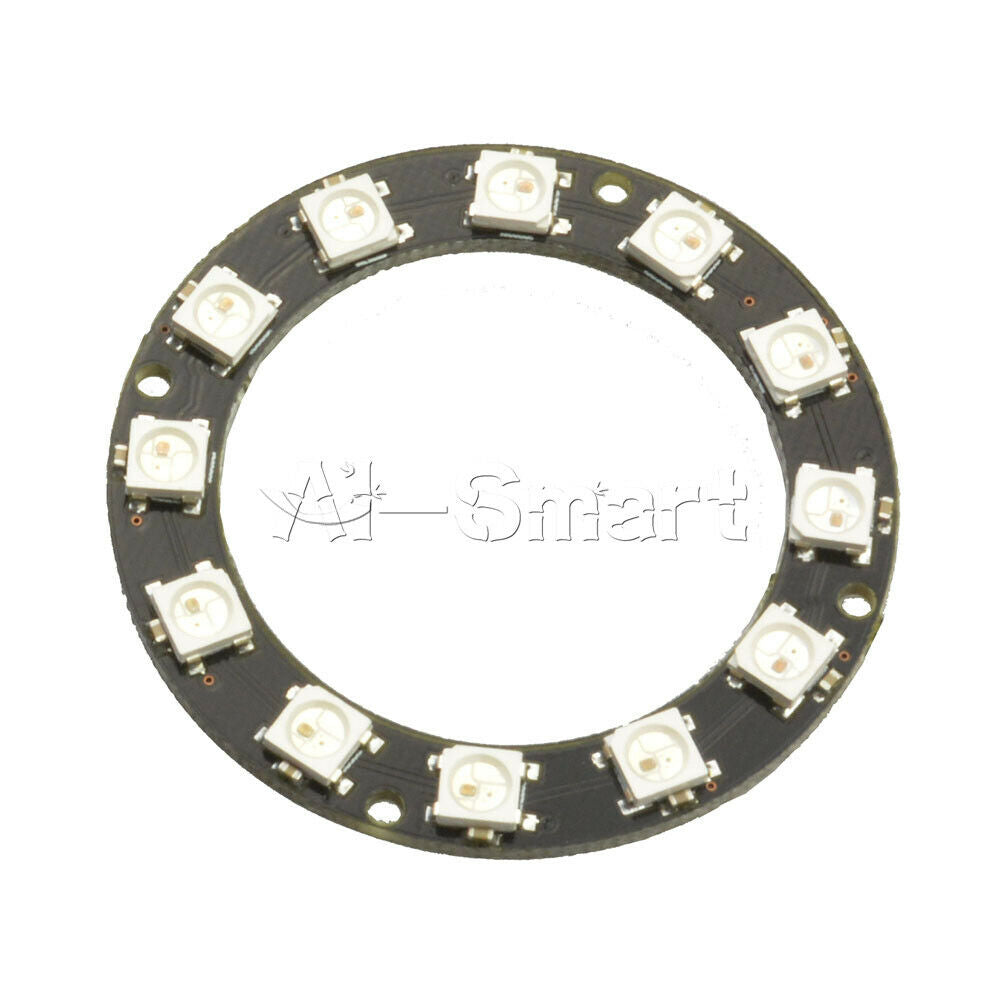 WS2812 12-Bit RGB 5050 LED Ring Round Decoration Bulb Perfect For Arduino