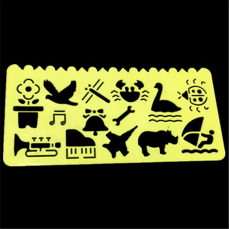 4pcs Children DIY Art Drawing Stencils Picture Painting Template Kit Set Gift