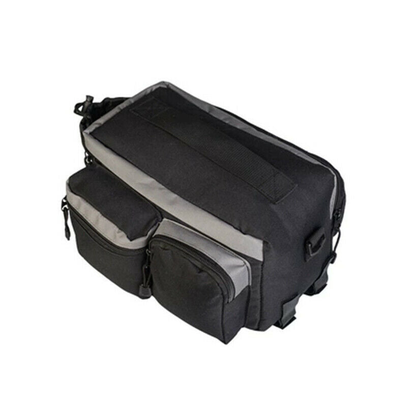 Bike Tail Seat Pack Storage Pouch Handbag Pannier Bicycle Rear Rack Bag Solid