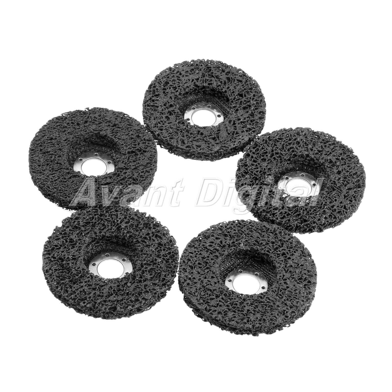 5Pcs Clean Strip Paint Rust Removal Grinding Disc Polishing Wheel Angle Grinder