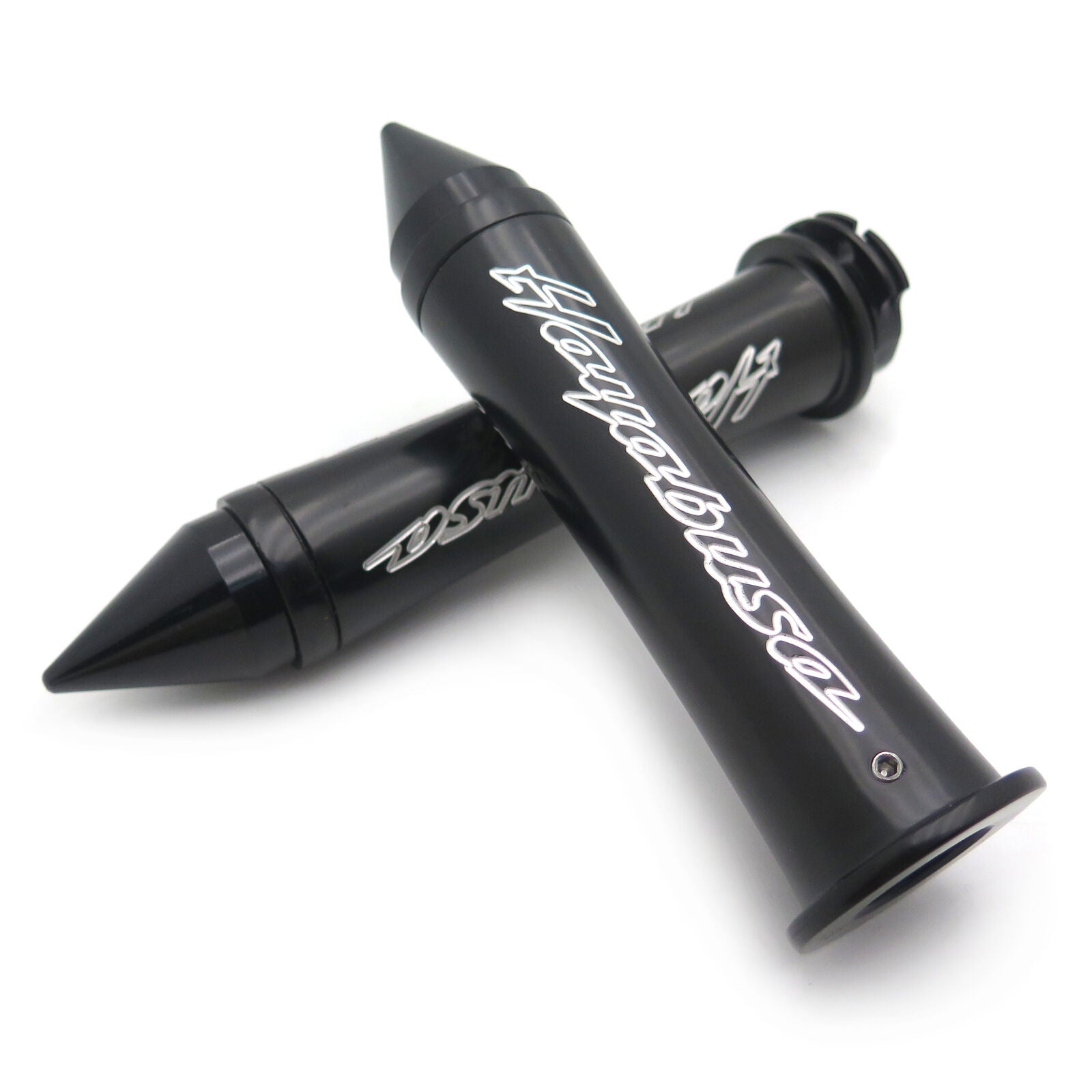 For Suzuki GSXR1300R Hayabusa All Year Black Custom 7/8" Handle bar Hand Grips