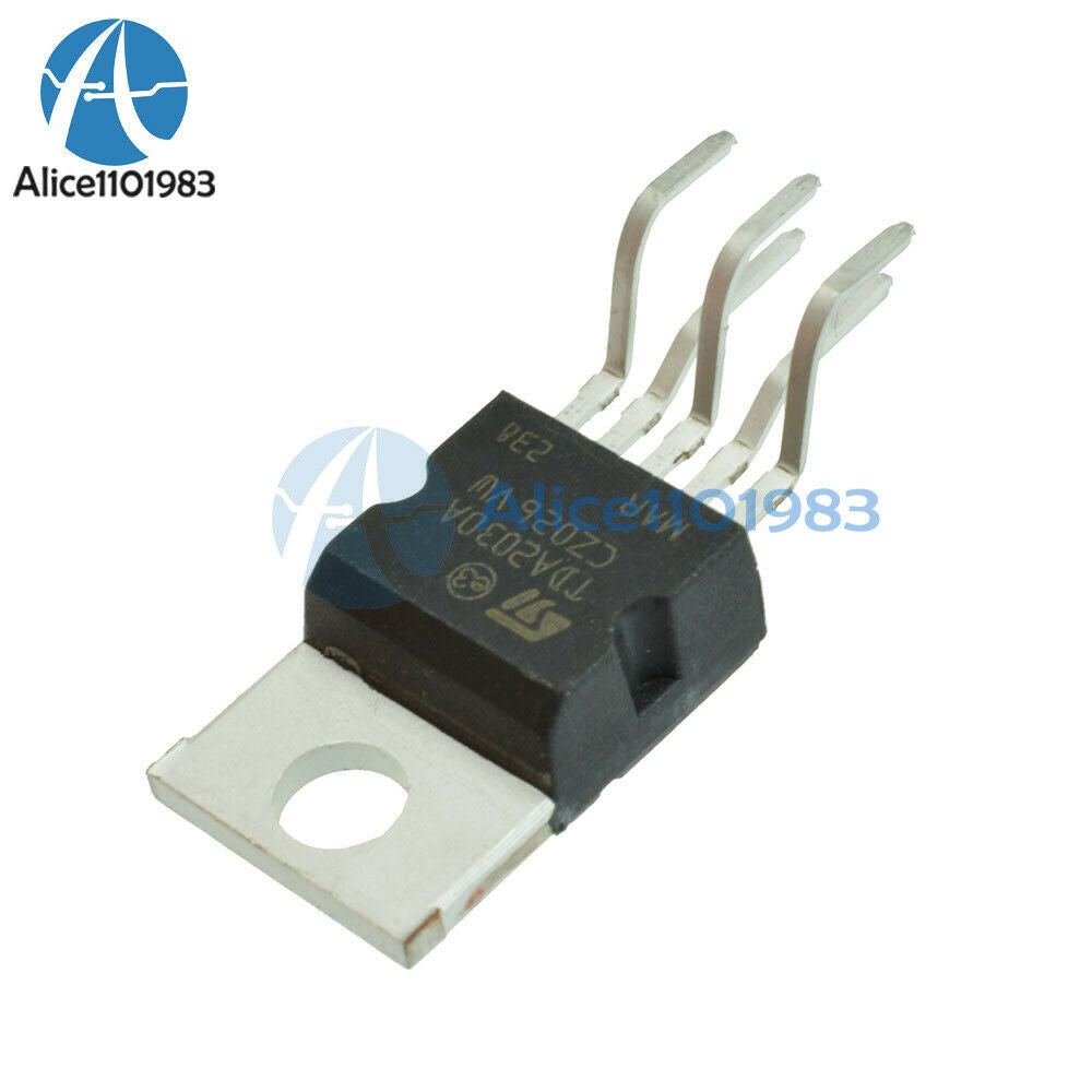 10PCS TDA2030A TDA2030 TO-220 18W Hi-Fi Amplifier 35W Low Power Driver IC ST