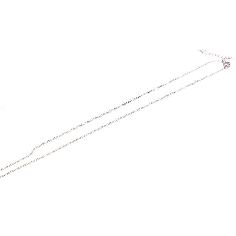 1X Moon Star Necklace Fashion Simple Sparkling Clavicle Chain Woman Jewel.l8