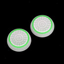2x 2Pcs Green Luminous Glow in the Dark Joystick Thumbstick Caps for Sony PS4