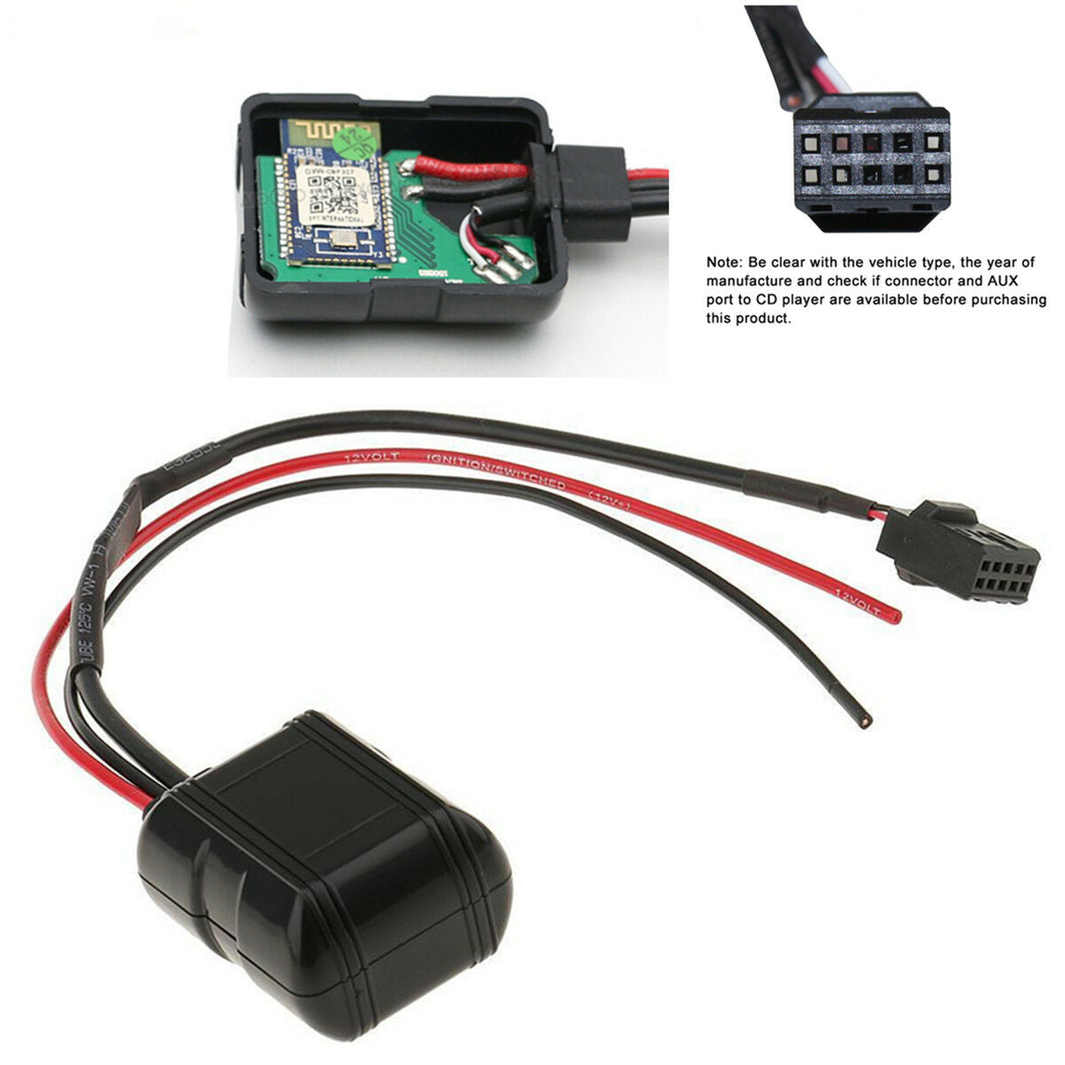 Car Bluetooth Module for BMW E39 E46 E53 3 Series Radio Stereo Aux Cable Adapter