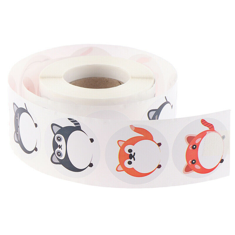 500pcs/roll animal Stickers for seal labels gift panda Packaging Sticke.l8
