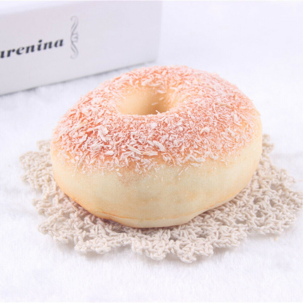 1-pack Artificial Donut PU Cake Food Ornament DIY Crafting Art Decoration 10cm